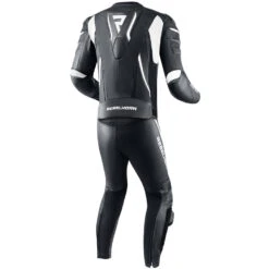 Pantaloni Moto Pelle Rebelhorn FIGHTER Nero Bianco -Dainese Italia pantaloni moto pelle rebelhorn fighter nero bianco 231625