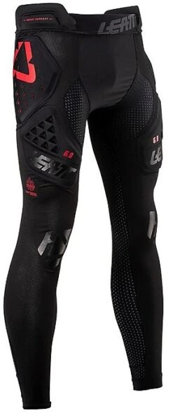 Pantaloni Moto Protettivi Leatt Impact Pant 3DF 6.0 Nero -Dainese Italia pantaloni moto protettivi leatt impact pant 3df 6 0 nero 70270 zoom