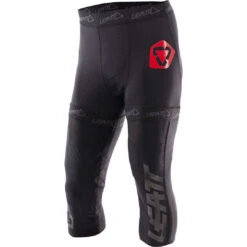 Pantaloni Protettivi Moto Cross Enduro Leatt Knee Brace Corti Neri