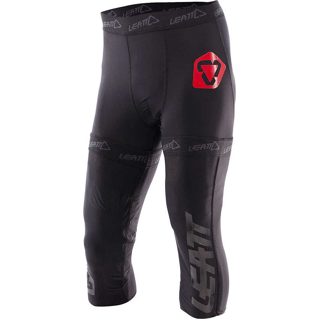 Pantaloni Protettivi Moto Cross Enduro Leatt Knee Brace Corti Neri 1 Pantaloni Protettivi Moto Cross Enduro Leatt Knee Brace Corti Neri