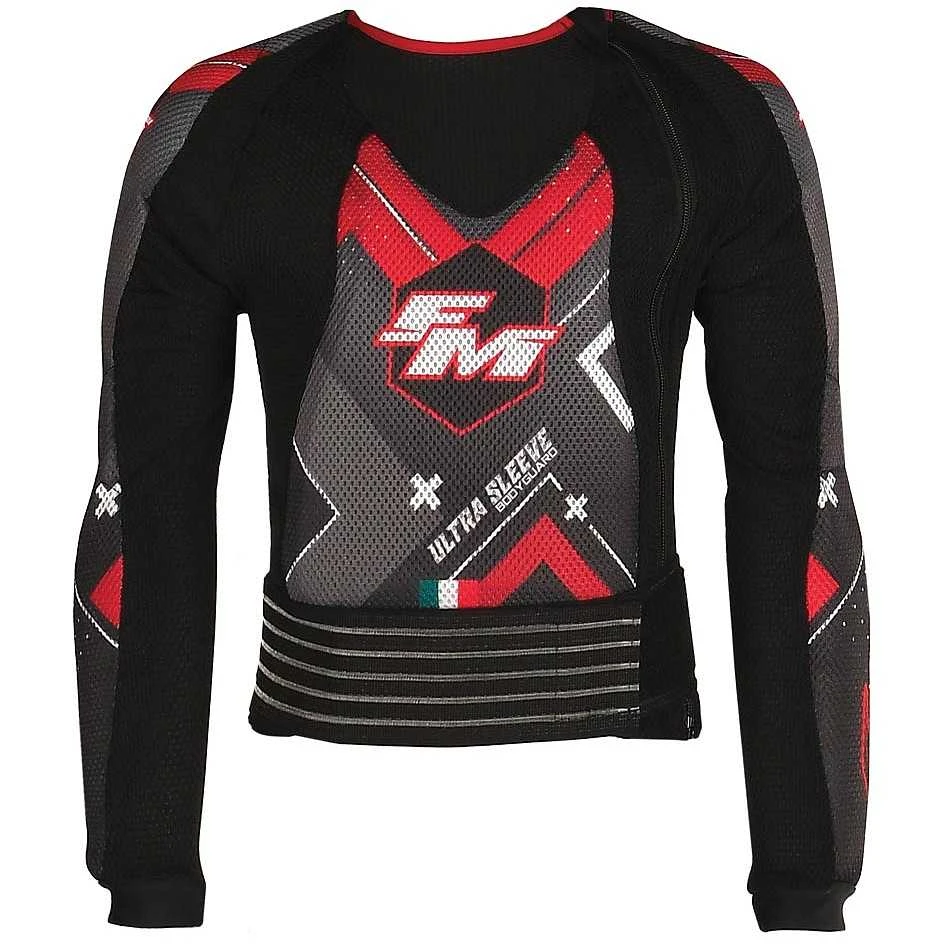 Pettorina Bambino Moto Cross Enduro FM Racing ULTRA SLEEVE KIDS Nero 1 Pettorina Bambino Moto Cross Enduro FM Racing ULTRA SLEEVE KIDS Nero