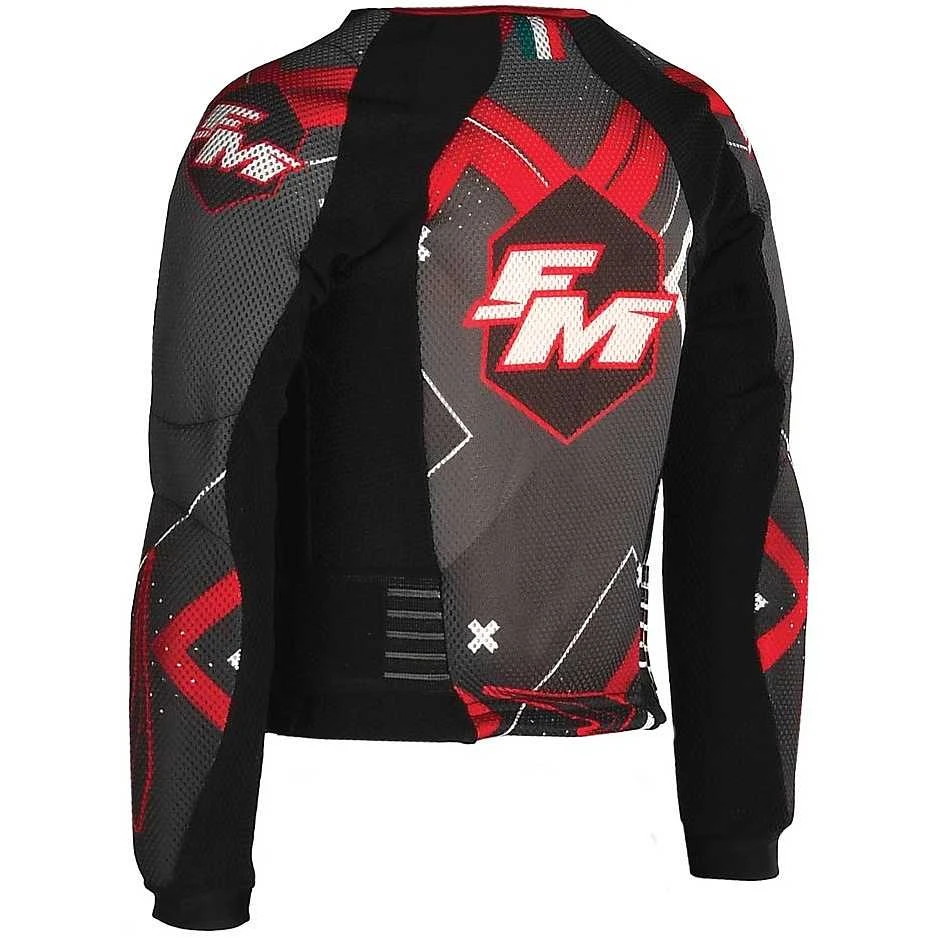 Pettorina Bambino Moto Cross Enduro FM Racing ULTRA SLEEVE KIDS Nero 2 Pettorina Bambino Moto Cross Enduro FM Racing ULTRA SLEEVE KIDS Nero - Image 2