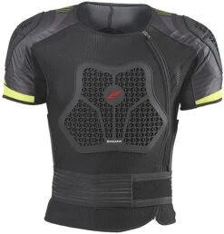 Pettorina Body Armour Moto Cross Enduro Zandonà NETCUBE VEST PRO X7 Giallo