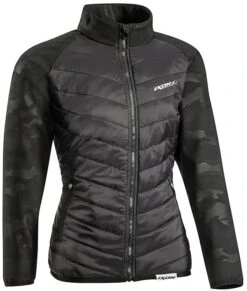 Piumino Da Donna Caldo Tecnico Stile Urbano Ixon GOTHAM LADY Nero Camo