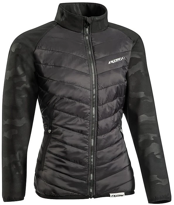 Piumino Da Donna Caldo Tecnico Stile Urbano Ixon GOTHAM LADY Nero Camo 1 Piumino Da Donna Caldo Tecnico Stile Urbano Ixon GOTHAM LADY Nero Camo
