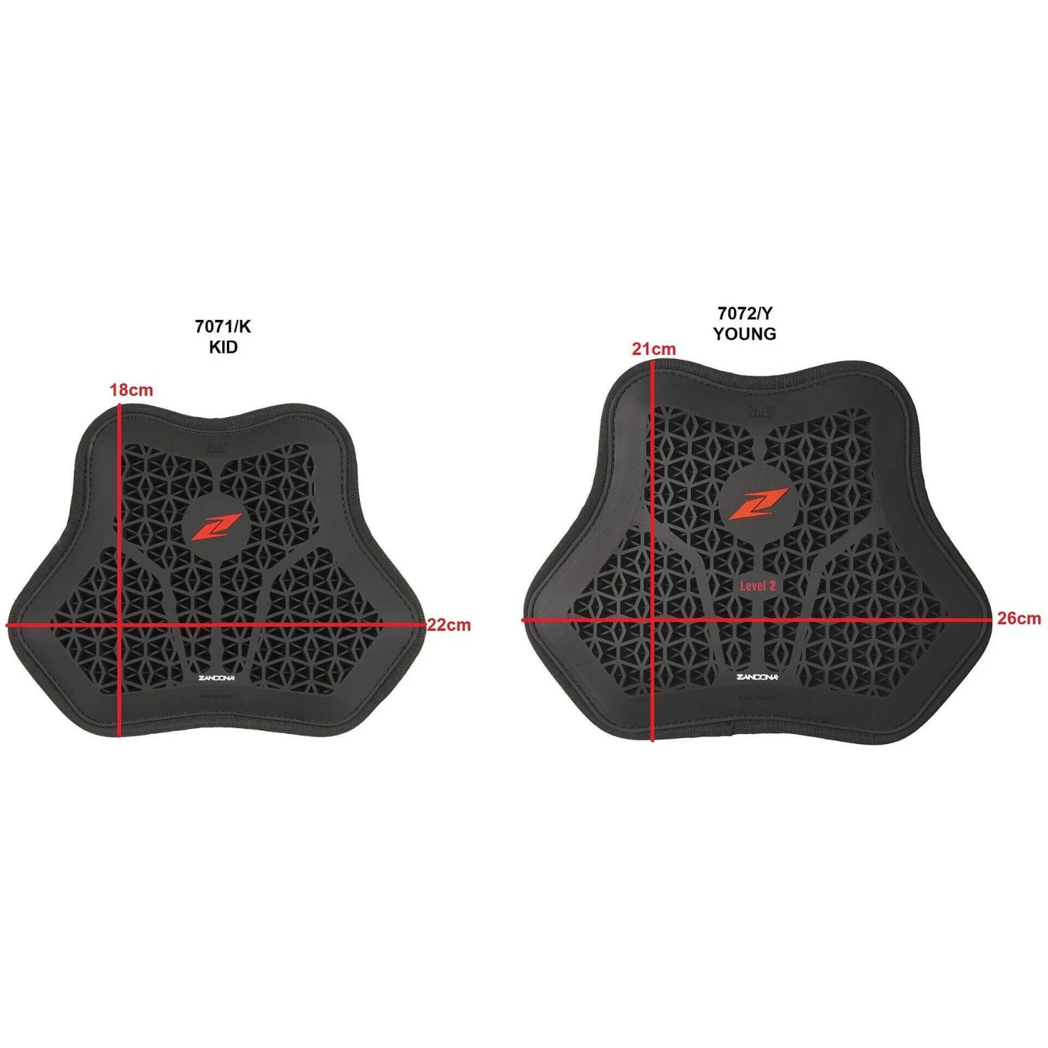 Protezione Petto Da Ragazzo Zandonà 7072y NETCUBE CHEST Young RS 2 Protezione Petto Da Ragazzo Zandonà 7072y NETCUBE CHEST Young RS - Image 2