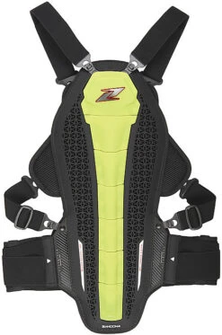 Protezione Schiena + Petto Body Armor Moto Zandonà HYBRID ARMOR X6 Giallo Livello 2