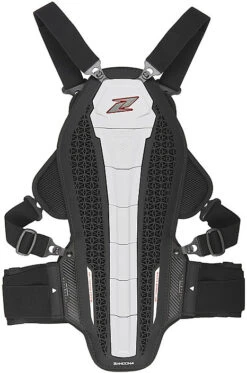Protezione Schiena + Petto Body Armor Moto Zandonà HYBRID ARMOR X8 Bianco Livello 2
