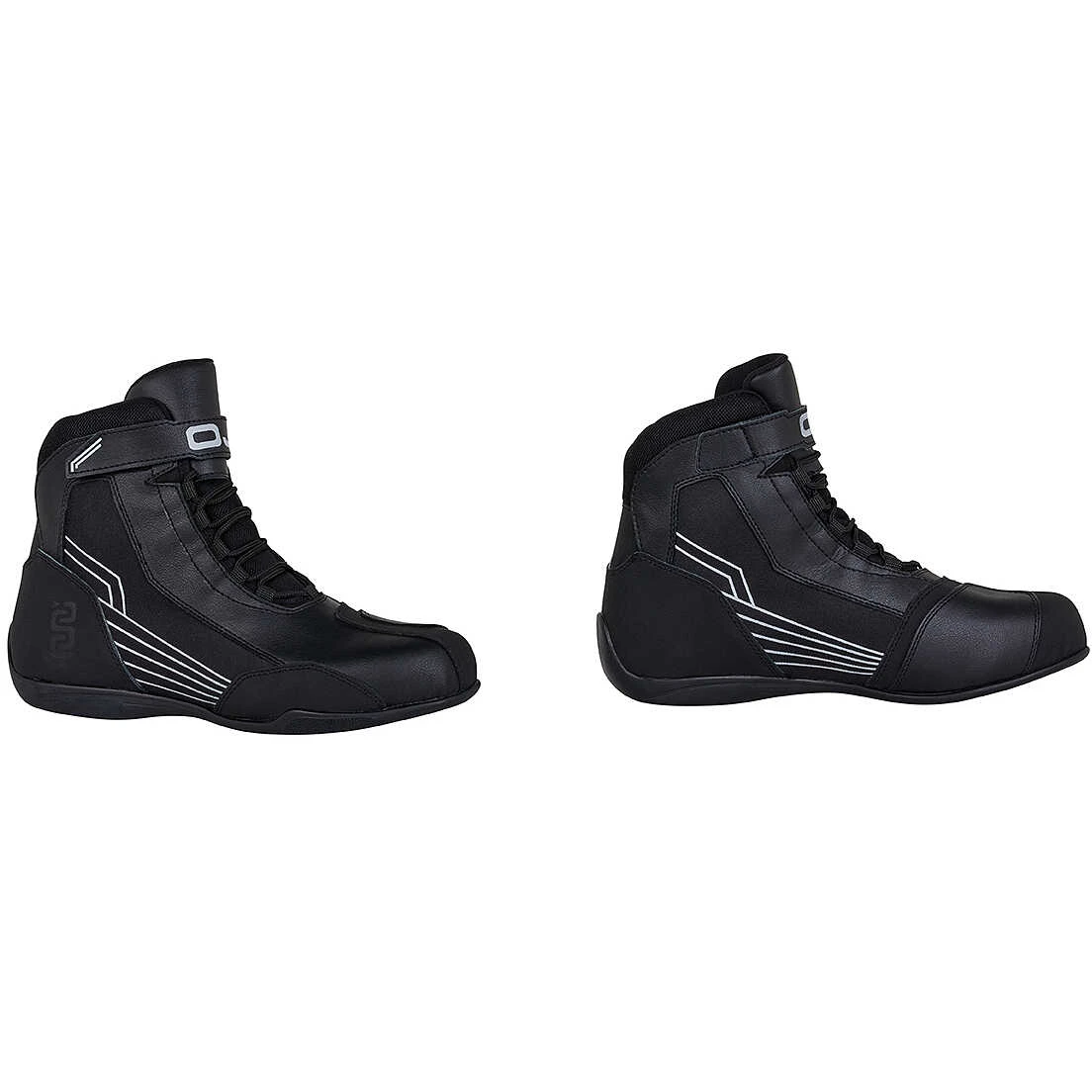 Scarpe Moto OJ RUSH Nero 2 Scarpe Moto OJ RUSH Nero - Image 2