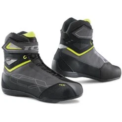 Scarpe Moto Sportive Impermeabili Tcx 9507W RUSH 2 Grigio Giallo Fluo