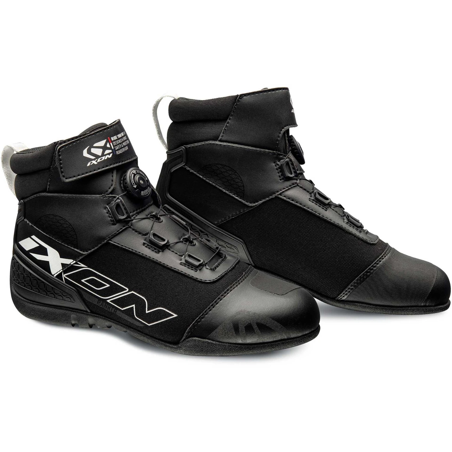 Scarpe Moto Sportive Ixon RANKER Nero Bianco 1 Scarpe Moto Sportive Ixon RANKER Nero Bianco