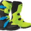 Stivali Bambino Moto Cross Enduro Thor BLITZ XP Youth Acid Flo Nero