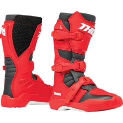 Stivali Moto Cross Enduro Bambino THOR BLITZ XR Red/Characoal