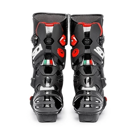 Stivali Moto Racing Sidi VERTIGO 2 Nero Rosso Fluo 4 Stivali Moto Racing Sidi VERTIGO 2 Nero Rosso Fluo - Image 4