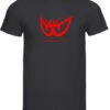 T-Shirt Berik 2.0 Girocollo Outletmoto Stampata Nero Occhio Rosso