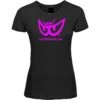 T-Shirt Berik 2.0 Lady Girocollo Outletmoto Stampata Nero Occhio Fucsia