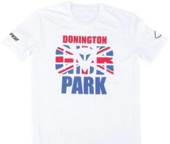 T-Shirt Moto Dainese Donington D1 Bianco